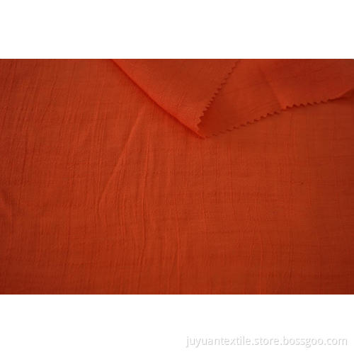Rayon Polyester Slub Natural Crease Mark Tencel Fabric